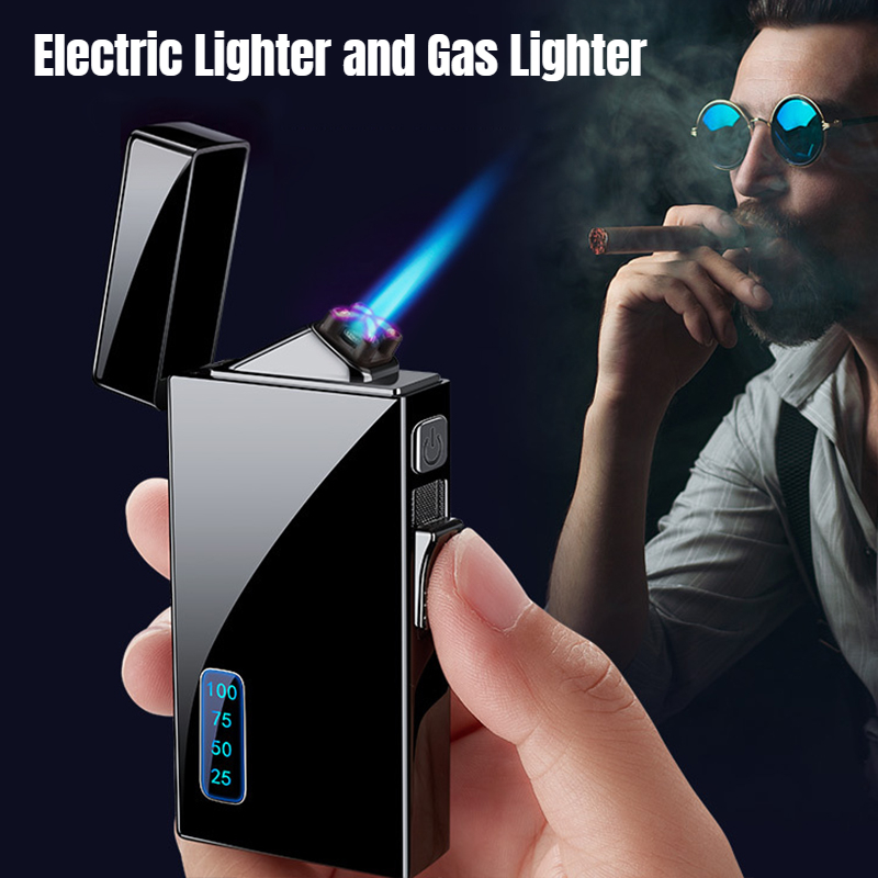 Electronics Gadgets To Gift - Double Purpose Electric Lighter Butane Gas