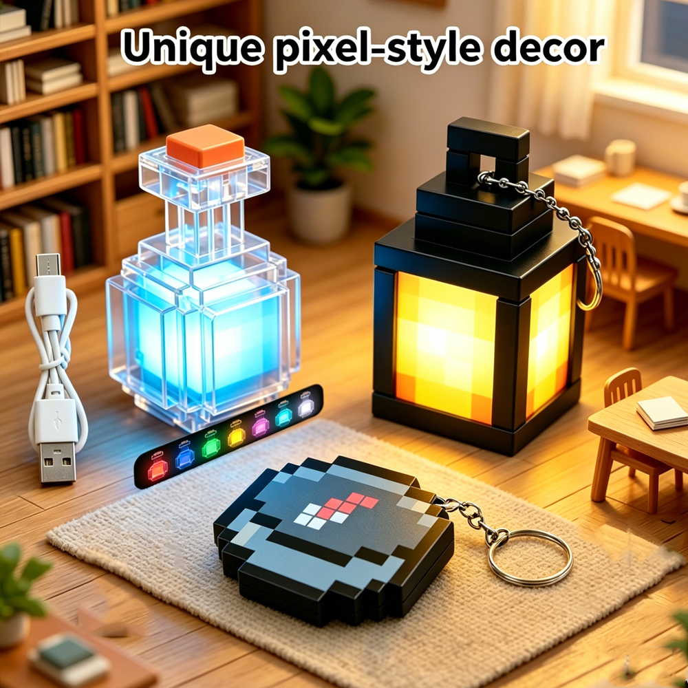 Electronics Latest Gadgets - Novelty Pixel Medicine Bottle Model Mini