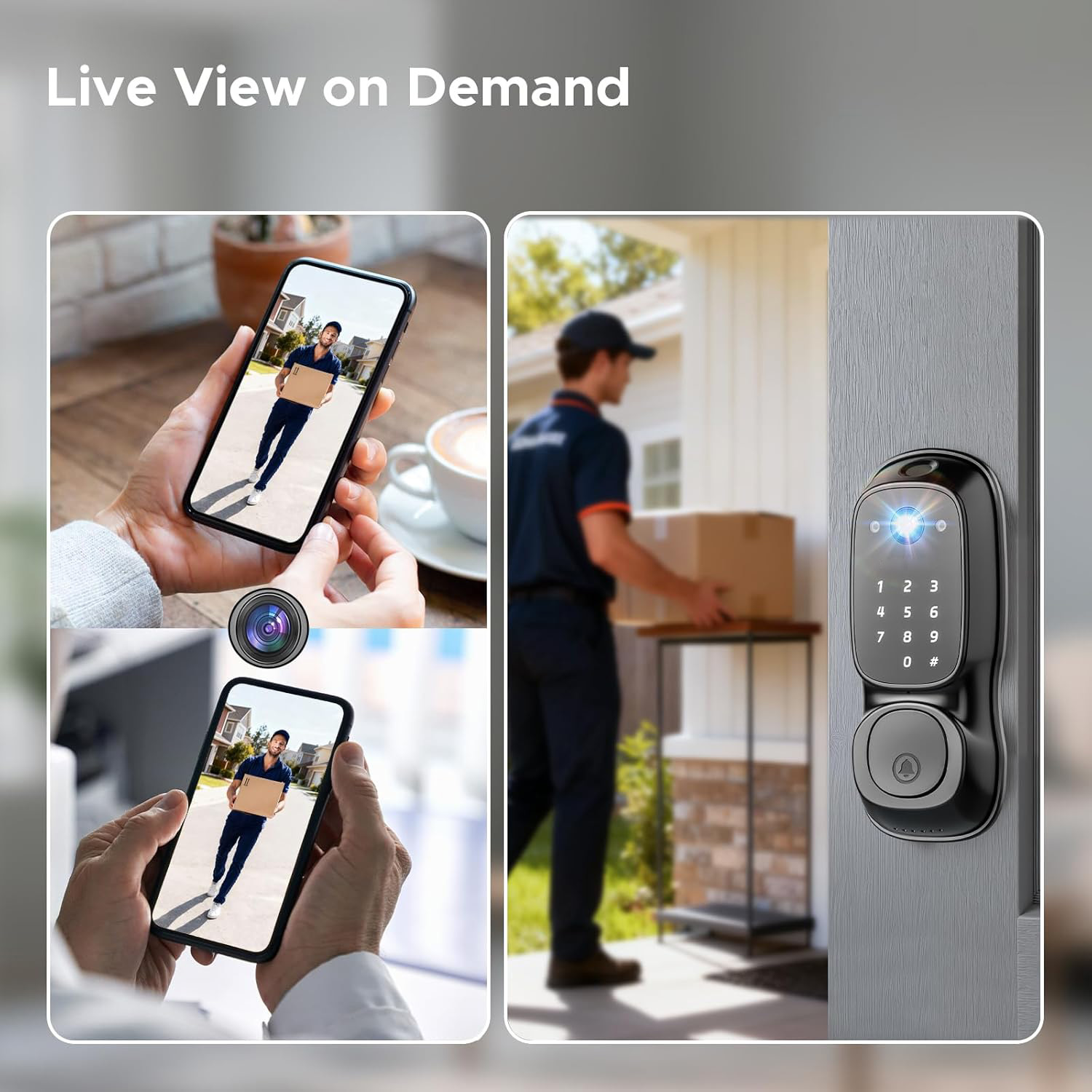 Tuya Wifi Smart Door Lock ‎Cam - Electronics & Gadgets Beginning With D incelemesi ve fiyatı