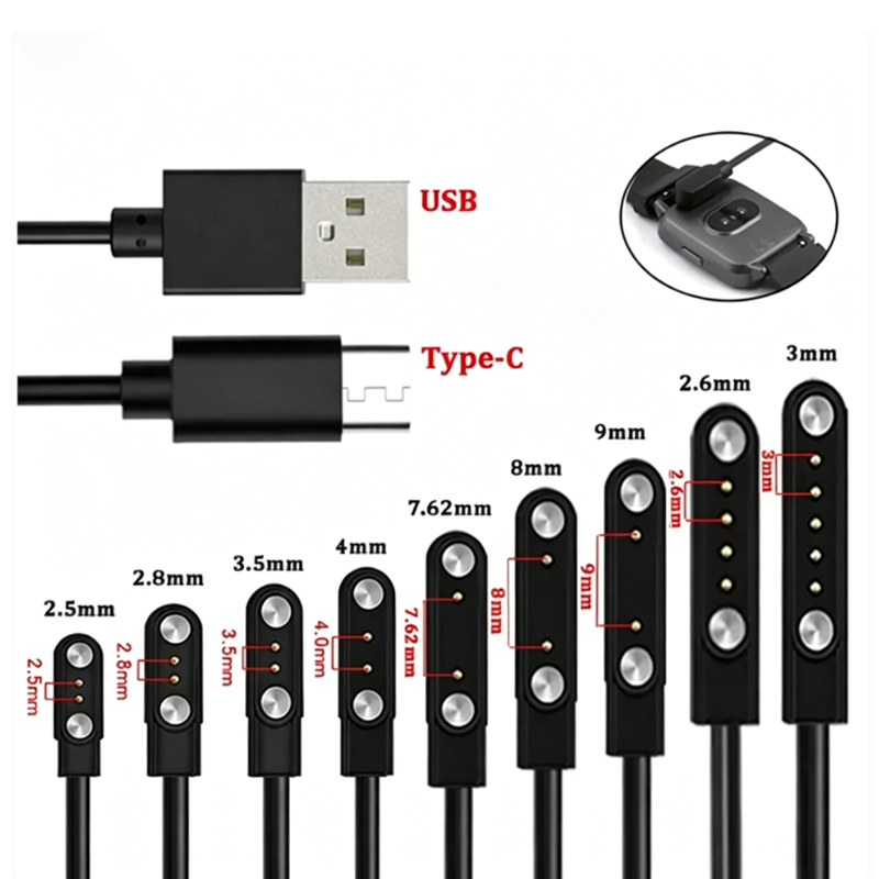 1PCS 2Pin 4Pin For Smartwatch  - Smart Watch Kids incelemesi ve fiyatı