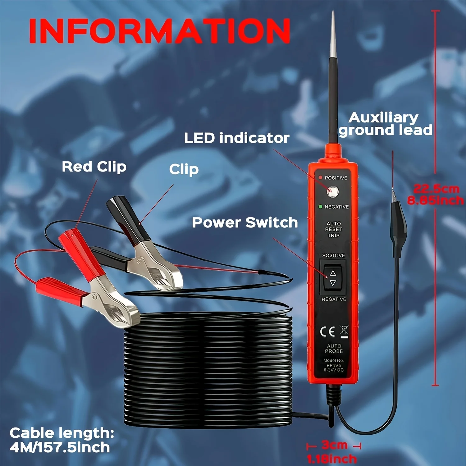6V-24V DC Multifunctional Auto - Electronics Quiz incelemesi ve fiyatı