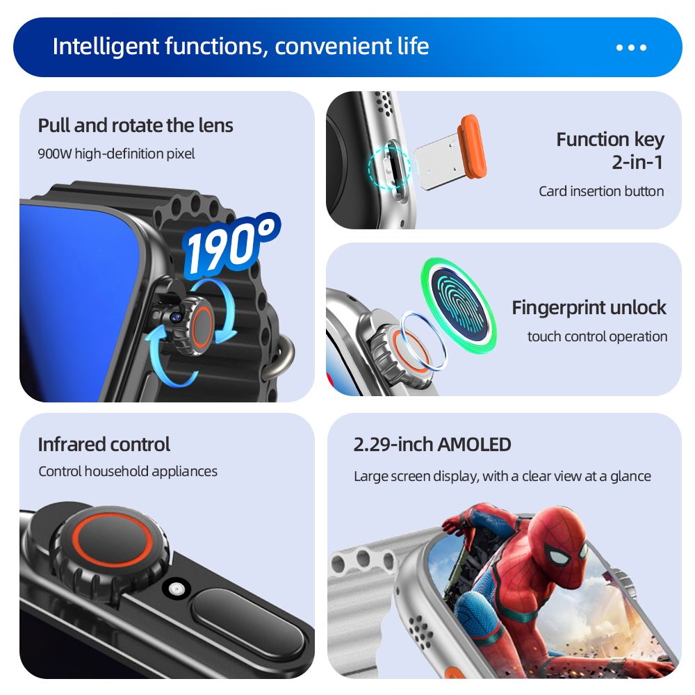 DW200 Smartwatch Men WIFI Touc - Electronics Quiz incelemesi ve fiyatı