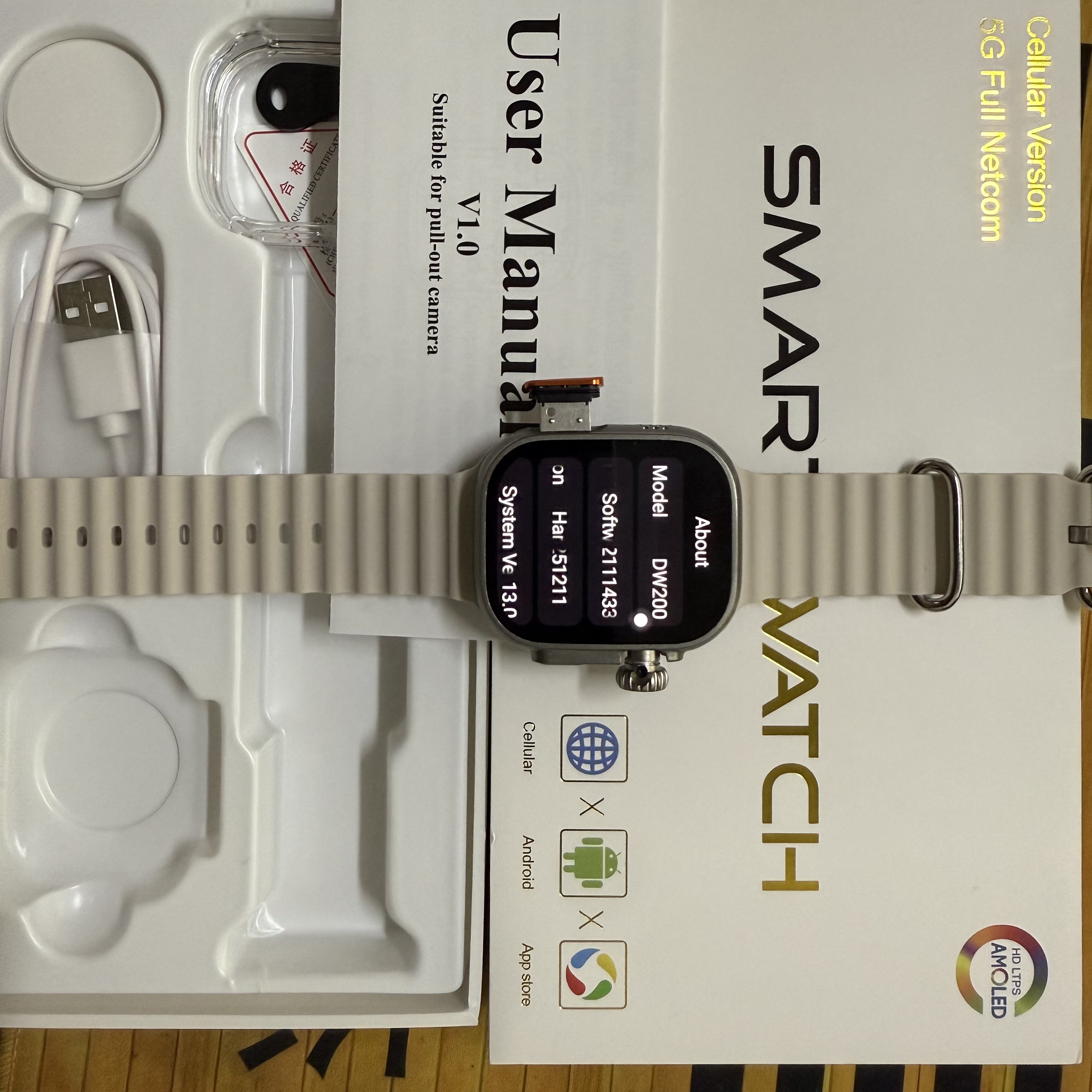 DW200 Smartwatch Men WIFI Touc - Electronics Quiz incelemesi ve fiyatı
