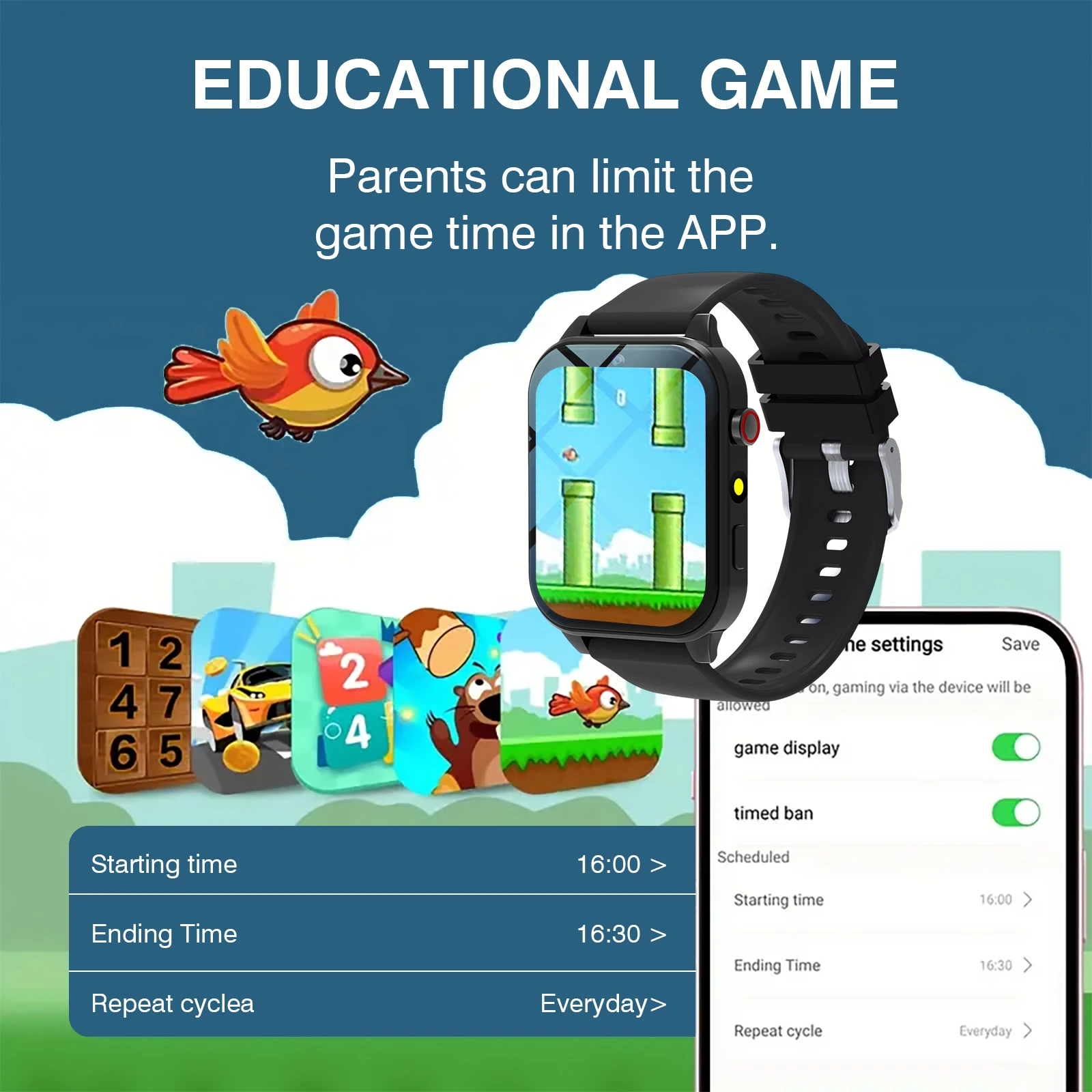 Kids′s Smart Watch 18 Games Ca - Smart Watch Kids incelemesi ve fiyatı