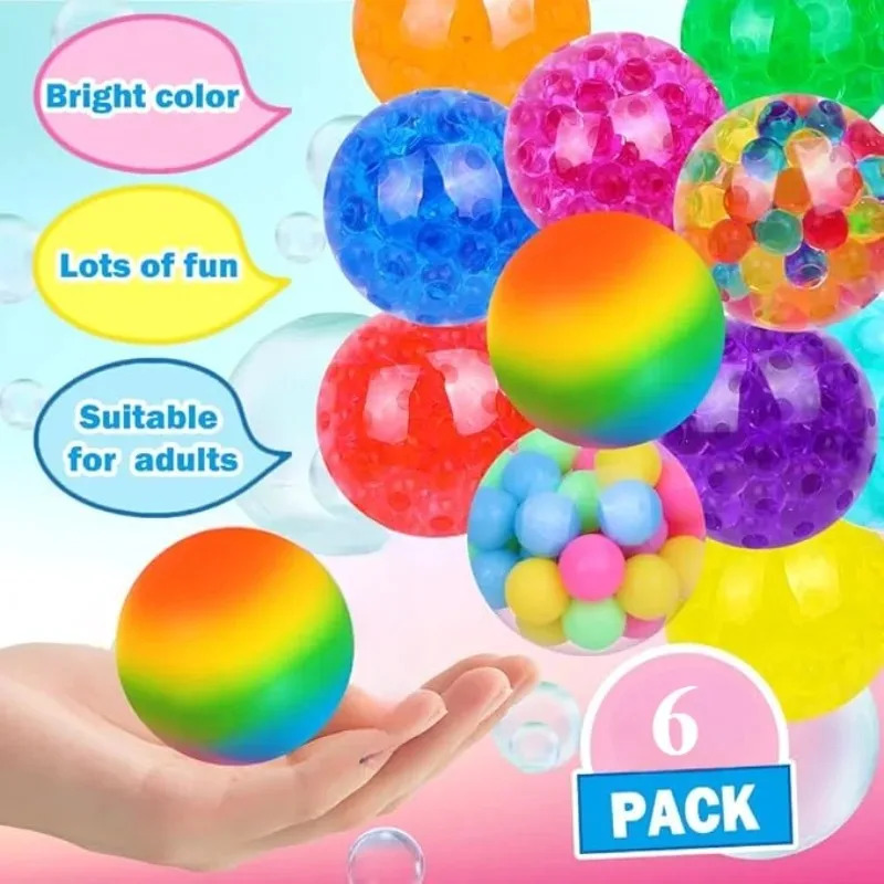 Rainbow Squeeze Ball Set (6PCS - Electronics Latest Gadgets incelemesi ve fiyatı
